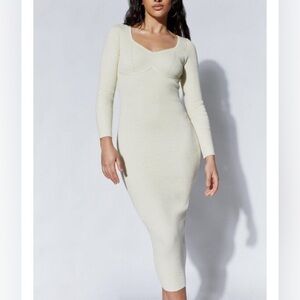 Meshki Recycled Knit Midi Dress